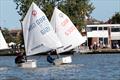 Jemima Gotto (6121) and Milo Clabburn (5300), the 1st two in the Slow Handicap fleet at the Broadland Youth Regatta