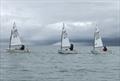 Ellie Thomas (centre) during the RYA Welsh Zone Championships © RYA Cymru Wales