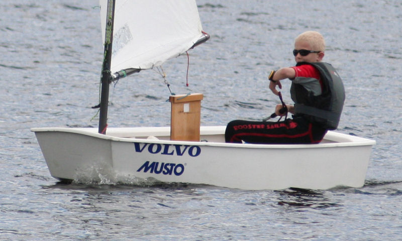 Action from the fourth Scottish Optimist Travellers event on Loch Morlich photo copyright Alec Logan taken at  and featuring the Optimist class