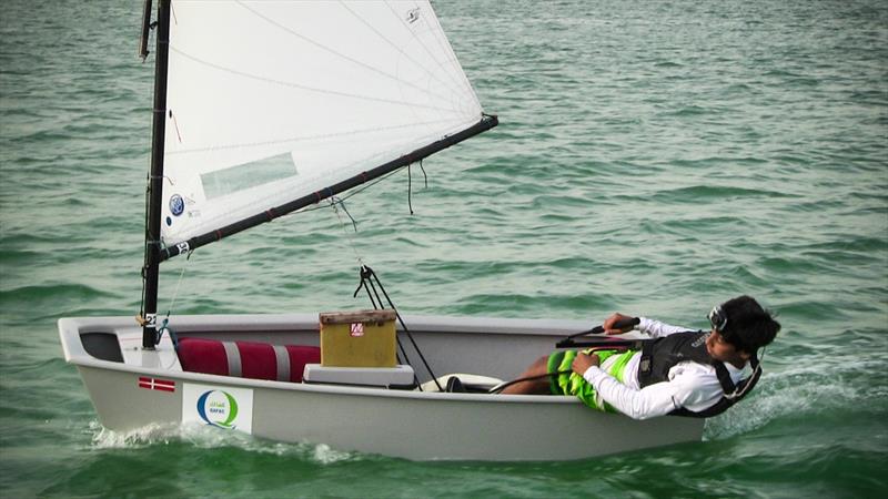 6th GCC Sailing Championships day 1 photo copyright Icarus Sailing Media taken at Doha Sailing Club and featuring the Optimist class