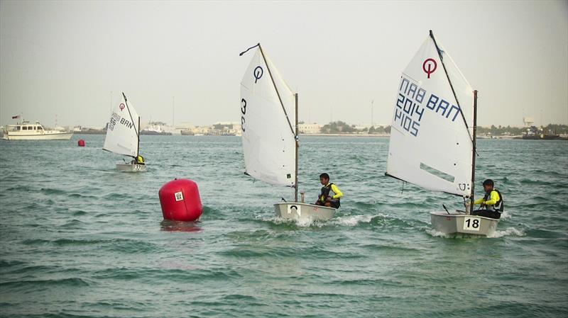 6th GCC Sailing Championships day 1 photo copyright Icarus Sailing Media taken at Doha Sailing Club and featuring the Optimist class