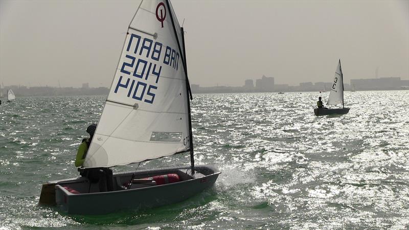 6th GCC Sailing Championships day 4 photo copyright Icarus Sailing Media taken at Doha Sailing Club and featuring the Optimist class