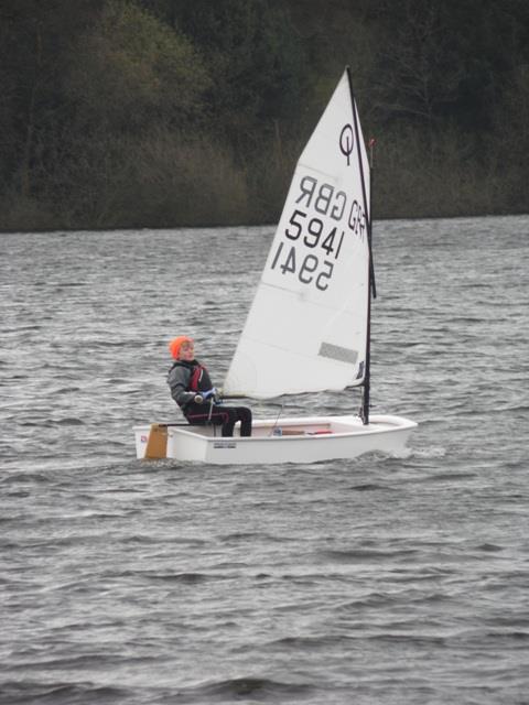 Daniel Wellbourn Hesp wins the first two event of the 14th Derbyshire Youth Sailing Peak Dinghy Spares Series photo copyright Ellie Haynes taken at Toddbrook Sailing Club and featuring the Optimist class