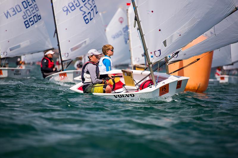 Volvo Gill Optimist British and Open Championship in Weymouth photo copyright Martin Allen taken at Weymouth & Portland Sailing Academy and featuring the Optimist class