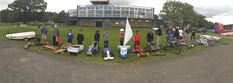Soap Box Drivers during the IOCA North East Optimist Championship - photo © David Shilling & David Coady