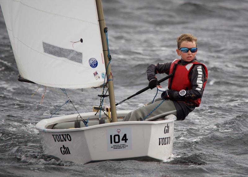 Racing during the Scottish Optimist Traveller at Nairn photo copyright Alec Munro taken at Nairn Sailing Club and featuring the Optimist class