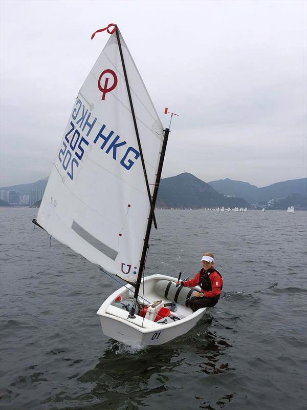 Hong Kong Race Week day 1 : Three wins for Duncan Gregor photo copyright RHKYC taken at Royal Hong Kong Yacht Club and featuring the Optimist class