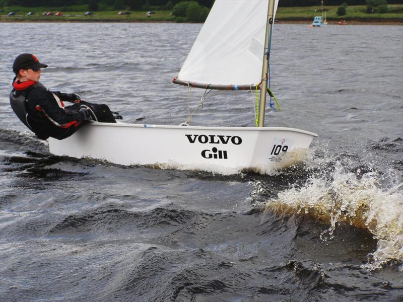 Yorkshire and Humberside Youth Travellers at Pennine photo copyright Steve Chilton taken at Pennine Sailing Club and featuring the Optimist class