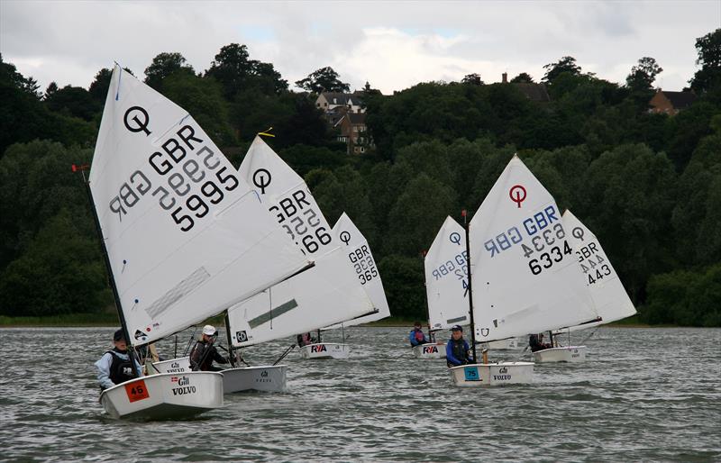 Hollowell Optimist Open photo copyright Richard Sturt taken at Hollowell Sailing Club and featuring the Optimist class