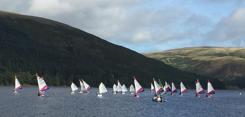 Scottish Optimist Travellers at St Mary's Lock - photo © Andy Robertson