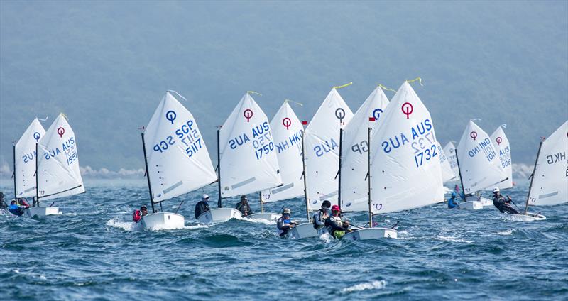 Hong Kong Race Week 2017 day 3 photo copyright Hong Kong Race Week / Naomi Rebecca taken at Royal Hong Kong Yacht Club and featuring the Optimist class