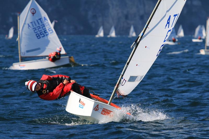 985 pre-entries for the 35th Garda Meeting Optimist photo copyright Elena Giolai taken at Fraglia Vela Riva and featuring the Optimist class