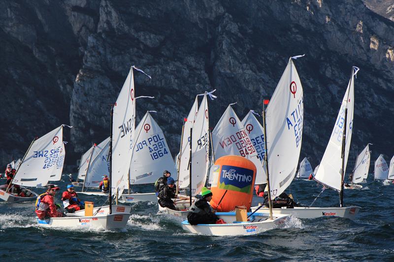 985 pre-entries for the 35th Garda Meeting Optimist photo copyright Elena Giolai taken at Fraglia Vela Riva and featuring the Optimist class