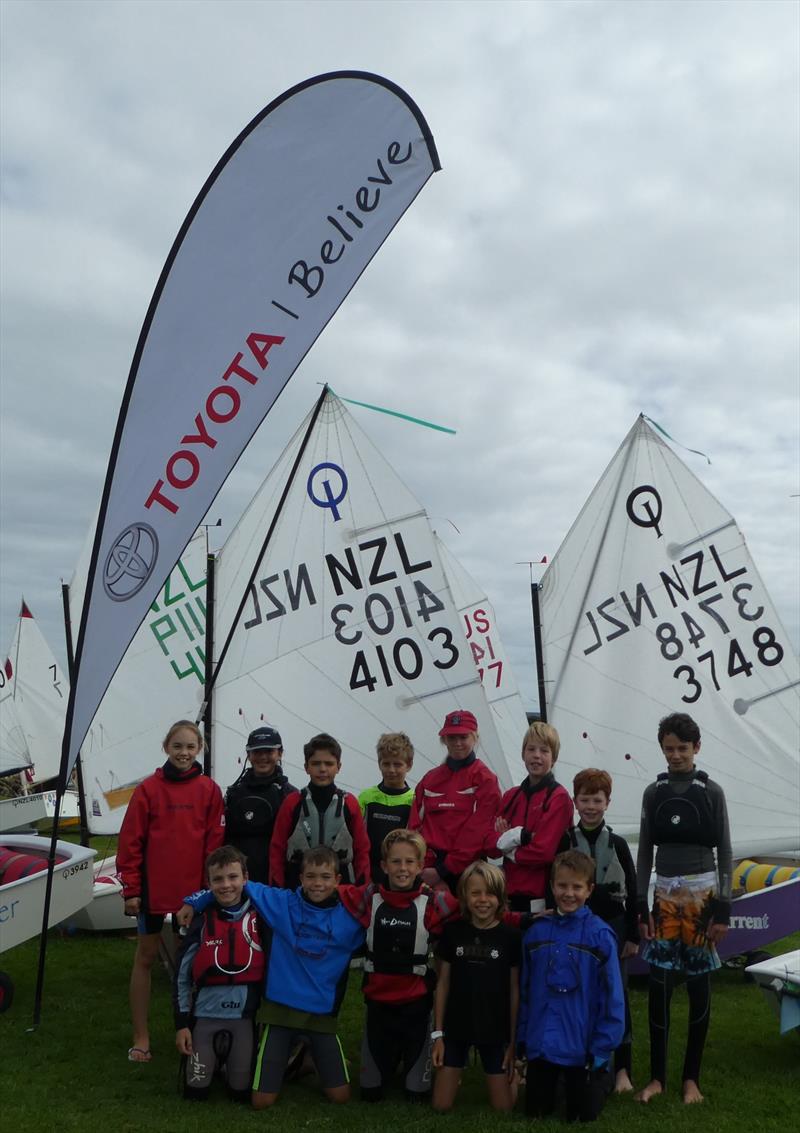 All set for the 2017 New Zealand Toyota Optimist Nationals photo copyright Rhondda Poon taken at Napier Sailing Club and featuring the Optimist class