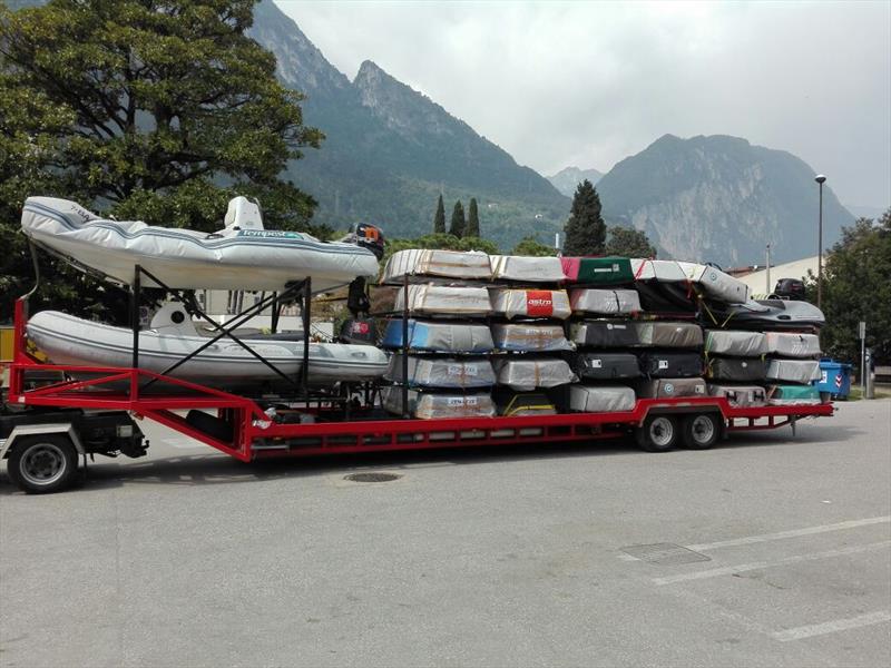 All set for the 35th Lake Garda Optimist Meeting  photo copyright Elena Giolai taken at Fraglia Vela Riva and featuring the Optimist class