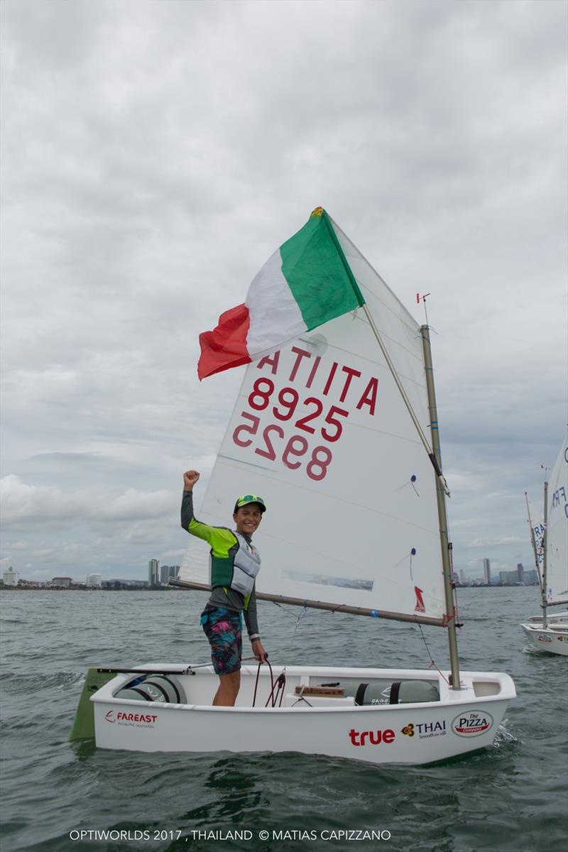 Marco Gradoni (ITA) wins the Optimist Worlds in Thailand photo copyright Matias Capizzano / www.capizzano.com taken at Royal Varuna Yacht Club and featuring the Optimist class