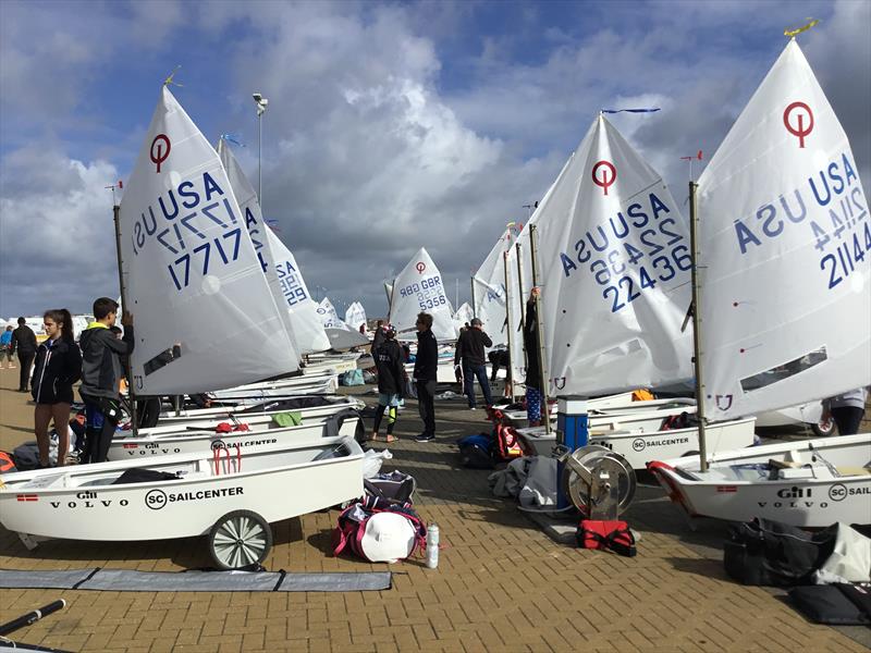 The boat part at the 2017 Volvo Gill Optimist British National and Open Championships photo copyright Paula Irish taken at Weymouth & Portland Sailing Academy and featuring the Optimist class