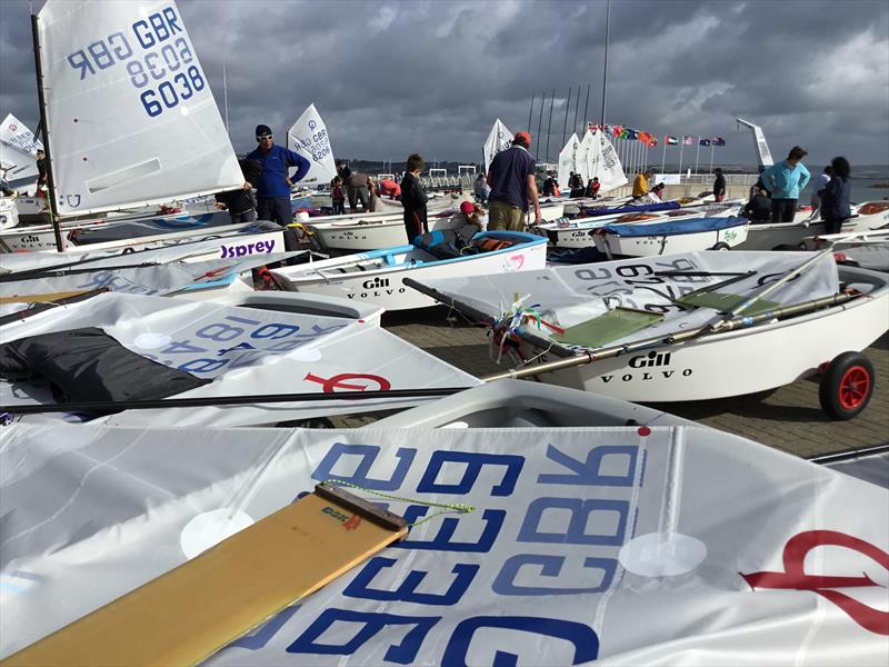 The boat part at the 2017 Volvo Gill Optimist British National and Open Championships photo copyright Paula Irish taken at Weymouth & Portland Sailing Academy and featuring the Optimist class