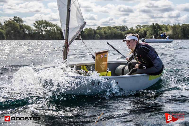 Rooster Optimist Southern Travellers at Burghfield photo copyright Alex Irwin / www.sportography.tv taken at Burghfield Sailing Club and featuring the Optimist class