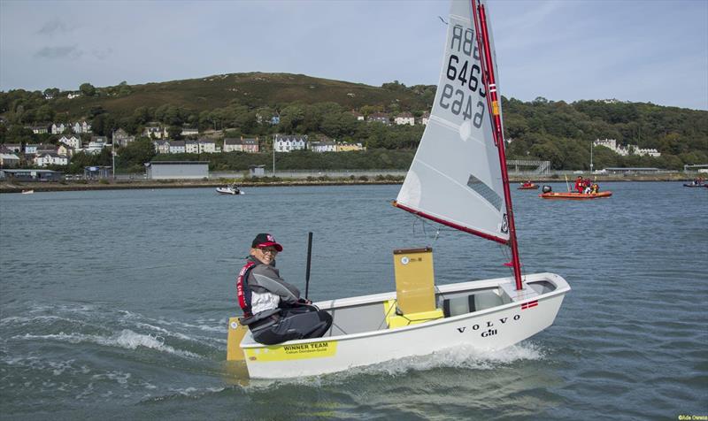 Callum Davidson-Guild during the RYA Welsh Zone Championships photo copyright RYA Cymru Wales taken at Fishguard Bay Yacht Club and featuring the Optimist class