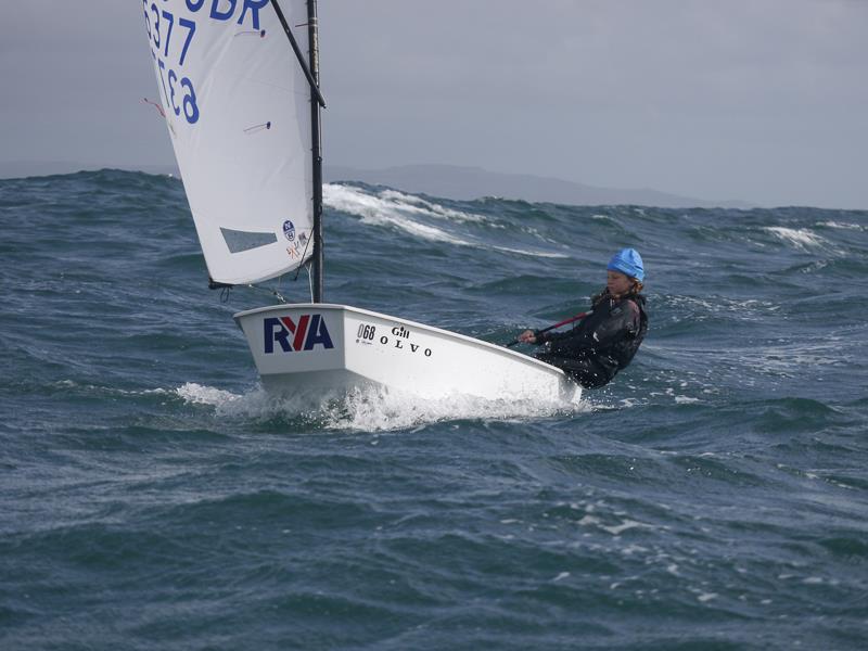 SW Zone Optimist Open at Lyme Regis photo copyright Pauline Rook taken at Lyme Regis Sailing Club and featuring the Optimist class