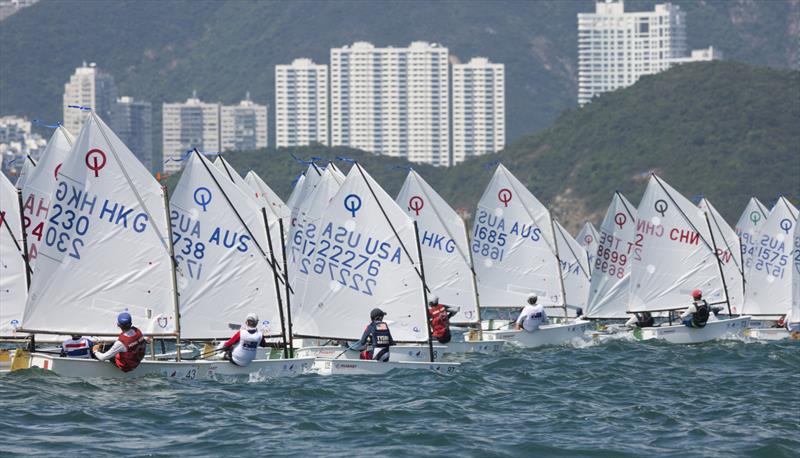 2017 Optimist Asian and Oceanian Championship day 2 photo copyright 2017 Optimist Asian & Oceanian Championships / Guy Nowell taken at Royal Hong Kong Yacht Club and featuring the Optimist class