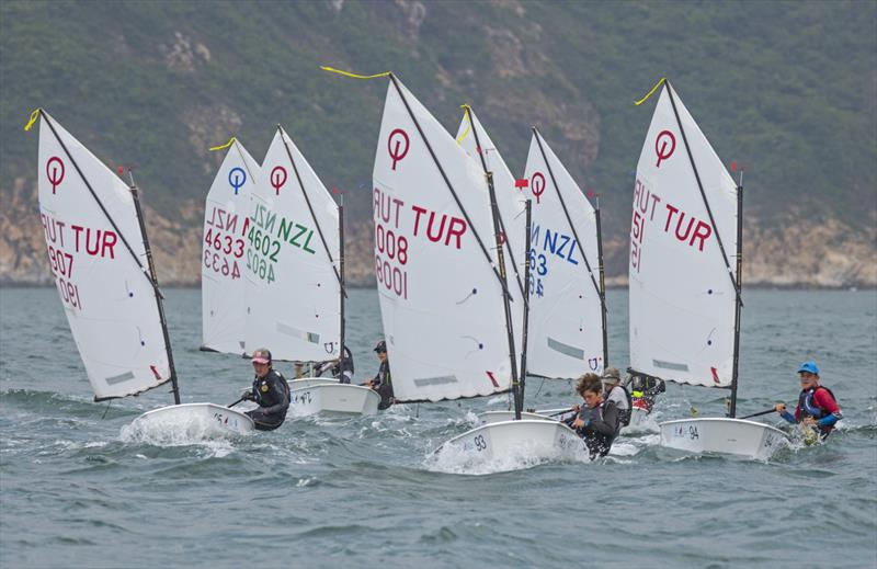 2017 Optimist Asian and Oceanian Championship team racing photo copyright 2017 Optimist Asian & Oceanian Championships / Guy Nowell taken at Royal Hong Kong Yacht Club and featuring the Optimist class