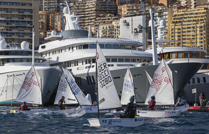 Monaco Optimist Team Race photo copyright Francesco Ferri taken at Yacht Club de Monaco and featuring the Optimist class