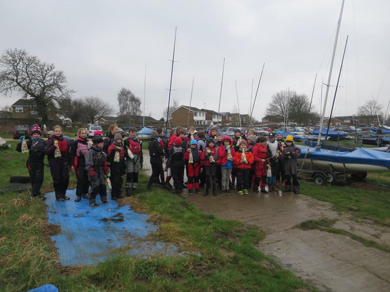 Optimist Grafham Easter Egg hunt photo copyright IOCA taken at Grafham Water Sailing Club and featuring the Optimist class