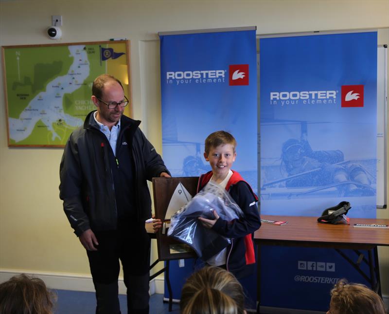 A record attendance for the Rooster Chichester Optimist Open photo copyright Brian Ayton taken at Chichester Yacht Club and featuring the Optimist class