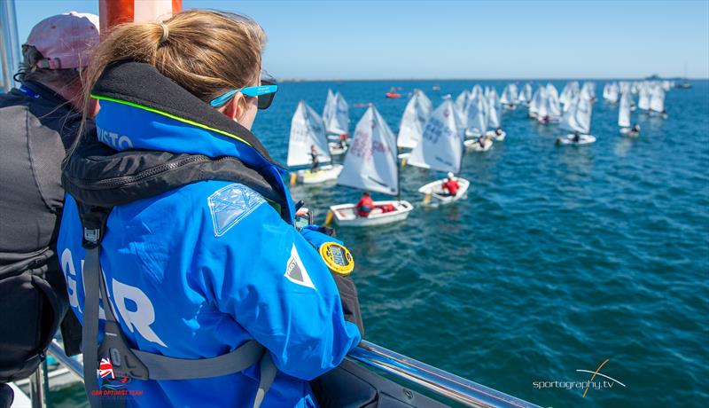 Optimist Selection Trials at the WPNSA photo copyright Alex & David Irwin / www.sportography.tv taken at Weymouth & Portland Sailing Academy and featuring the Optimist class