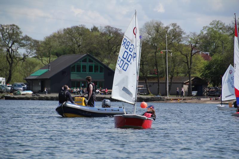 Scottish Optimist Travellers at Clyde Cruising Club, Bardowie photo copyright B Docherty taken at Clyde Cruising Club and featuring the Optimist class