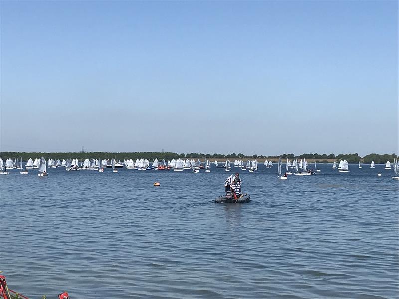 Another event with light winds for the Optimist class at the Volvo Gill Optimist Inlands photo copyright IOCA UK taken at Grafham Water Sailing Club and featuring the Optimist class