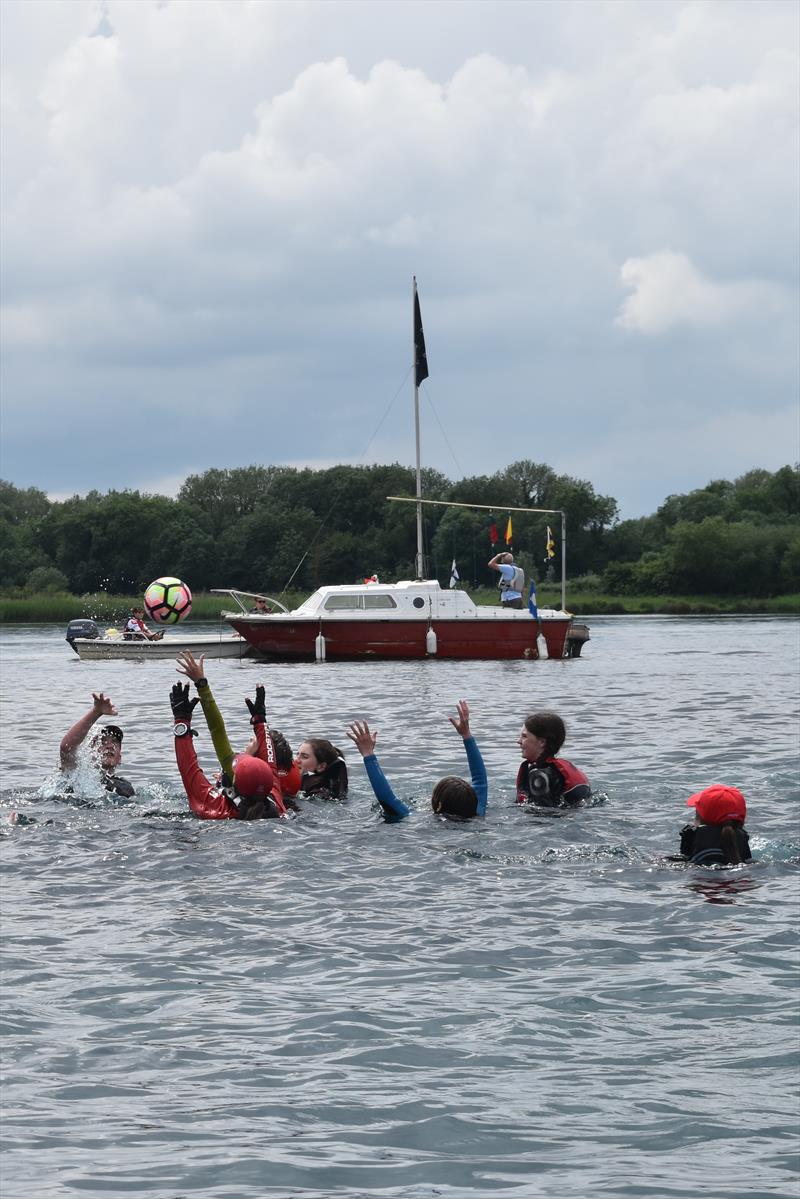 Water Polo during the Bowmoor Oppie Camp photo copyright Bowmoor SC taken at Bowmoor Sailing Club and featuring the Optimist class