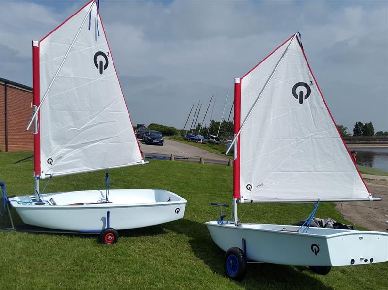 New junior training boats for Blithfield photo copyright Tim Male taken at Blithfield Sailing Club and featuring the Optimist class