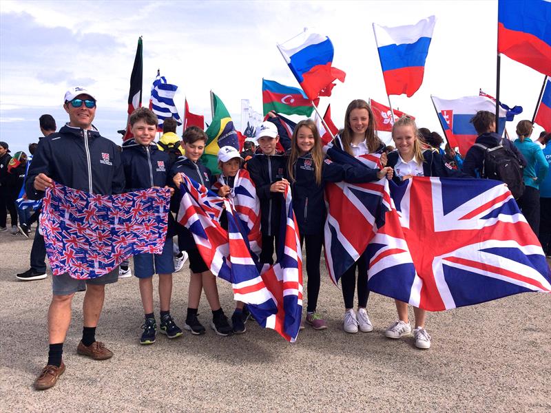 Opening Ceremony at the Optimist Europeans 2018 - photo © Valeria Sesto