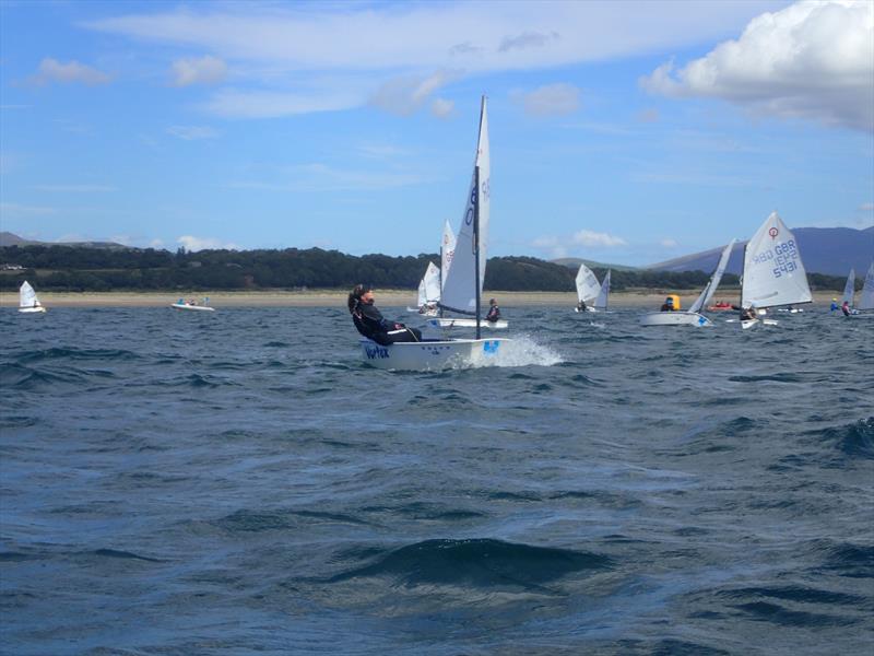 Jessica Haigh during the Optimist Nationals photo copyright Rob Haigh taken at Plas Heli Welsh National Sailing Academy and featuring the Optimist class