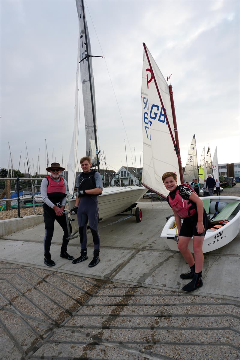 First down the ramp at Shoreham Sailing Club photo copyright Jamie Wright taken at Shoreham Sailing Club and featuring the Optimist class