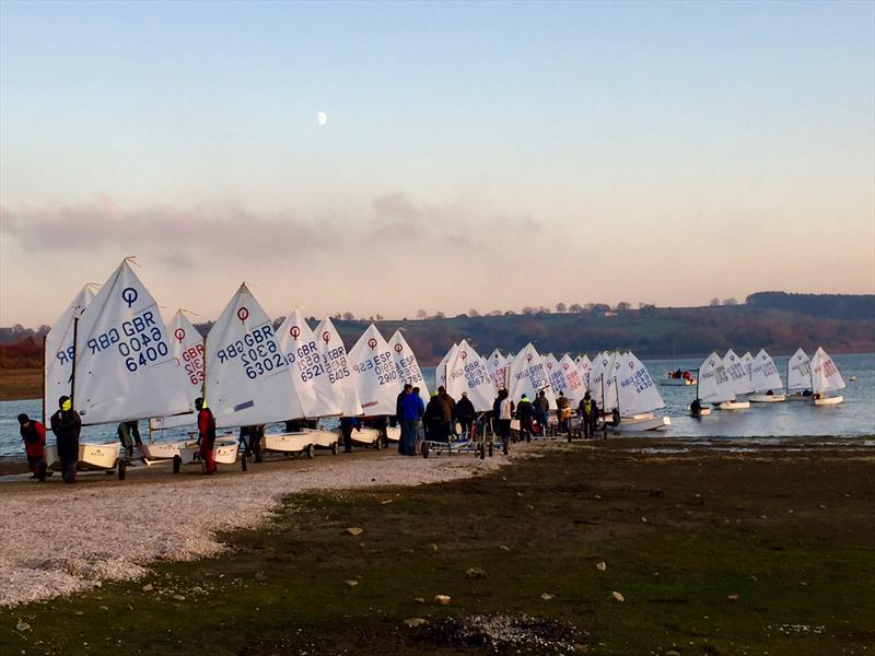 Optimist Winter Championship at Carsington - a new venue for the class photo copyright Valeria Sesto taken at Carsington Sailing Club and featuring the Optimist class