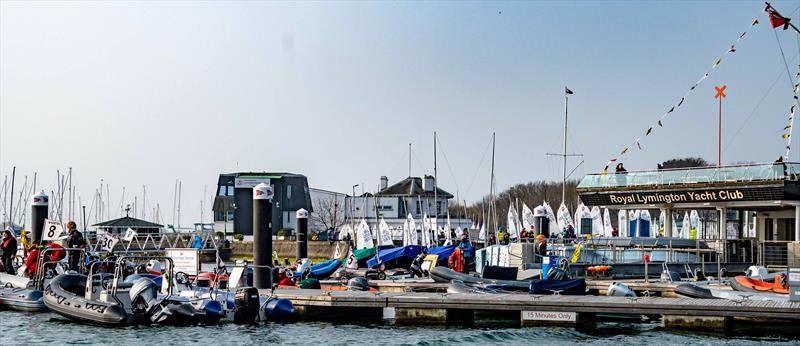 Optimist Spring Series at Lymington photo copyright RLymYC taken at Royal Lymington Yacht Club and featuring the Optimist class