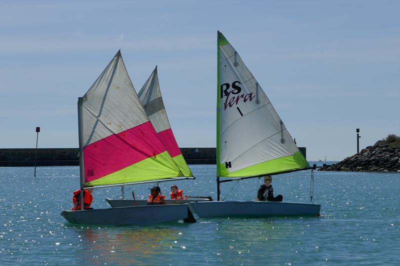 Kids out sailing at Shoreham Sailing Cub photo copyright Sophie Mackley taken at Shoreham Sailing Club and featuring the Optimist class