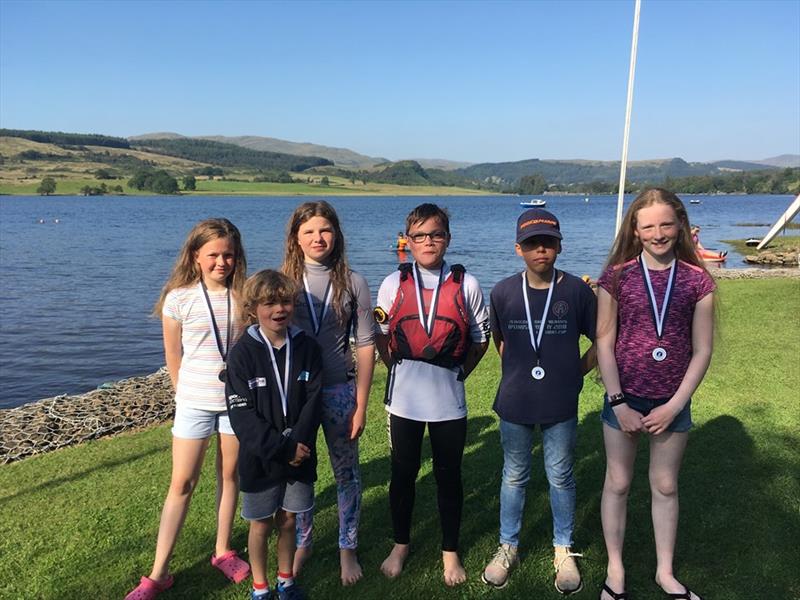 SailingFast Scottish Optimist Travellers at Loch Venachar - photo © Brendan Docherty