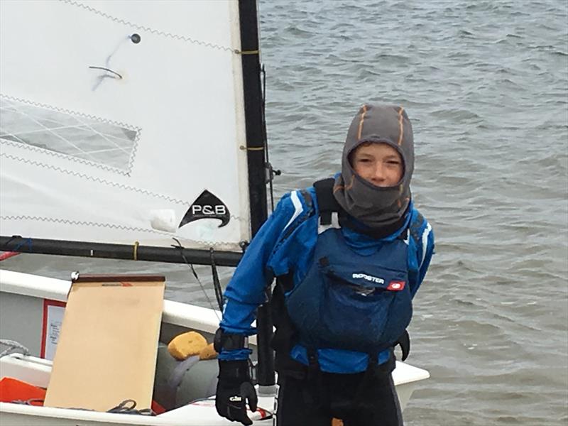 Rory Gifford wins the SailingFast Scottish Optimist Traveller at Peterhead photo copyright Antony Gifford taken at Peterhead Sailing Club and featuring the Optimist class