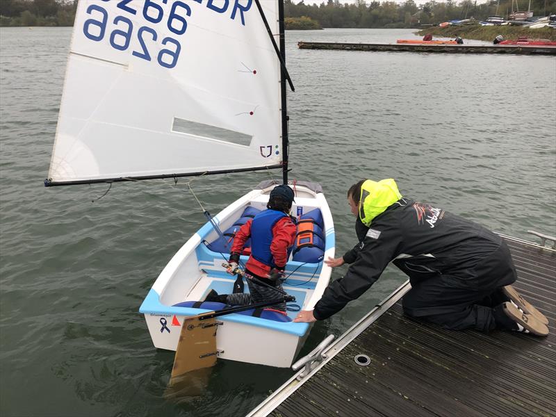 IOCA South Pre Zone Winter Training at Spinnaker photo copyright Roger Cerrato taken at Spinnaker Sailing Club and featuring the Optimist class