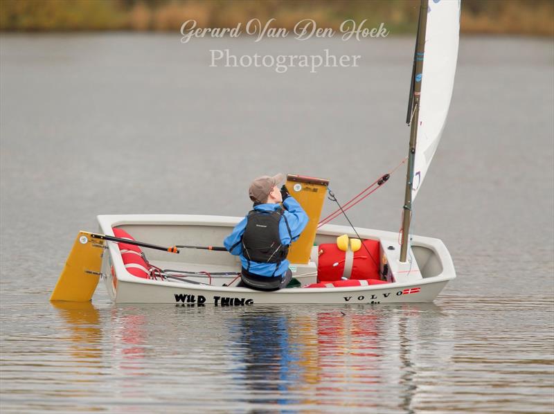 Guy Fawkes Pursuit Race at Leigh & Lowton photo copyright Gerard van den Hoek taken at Leigh & Lowton Sailing Club and featuring the Optimist class