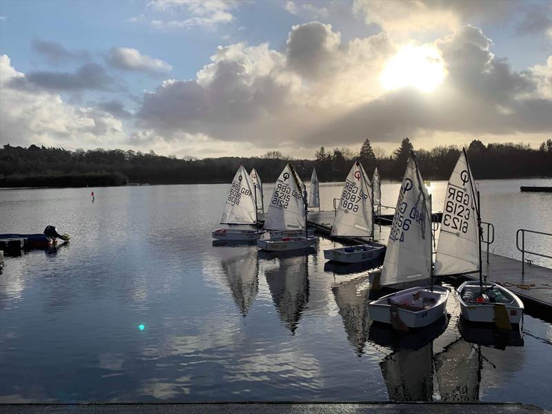 IOCA South Pre Zone Winter Training at Spinnaker photo copyright Kyle Wood taken at Spinnaker Sailing Club and featuring the Optimist class