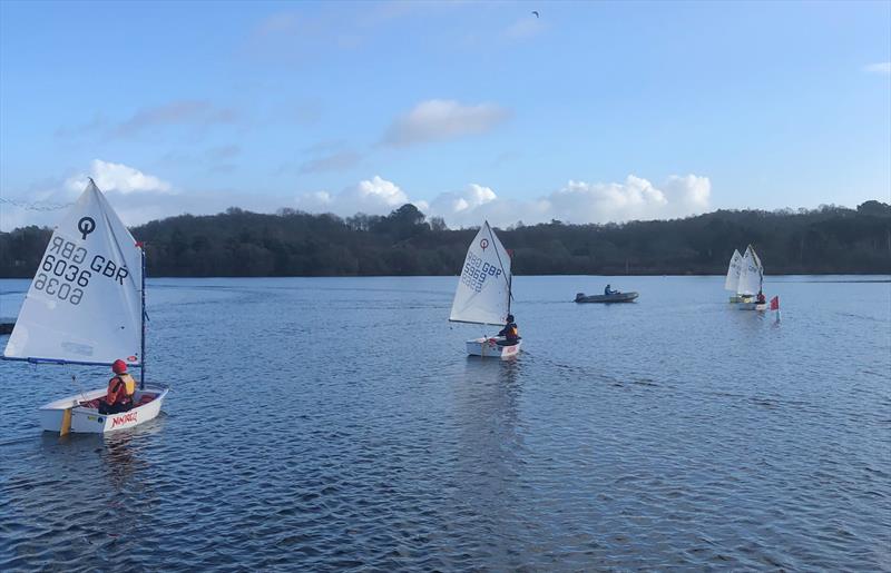 IOCA South Pre Zone Winter Training at Spinnaker photo copyright Kyle Wood taken at Spinnaker Sailing Club and featuring the Optimist class