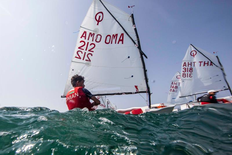 Optimist sailing at Oman Sail photo copyright Oman Sail taken at Oman Sail and featuring the Optimist class