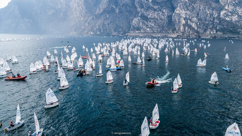 38th Lake Garda Optimist Meeting photo copyright Mauro Melandri / Zerogradinord taken at Fraglia Vela Riva and featuring the Optimist class