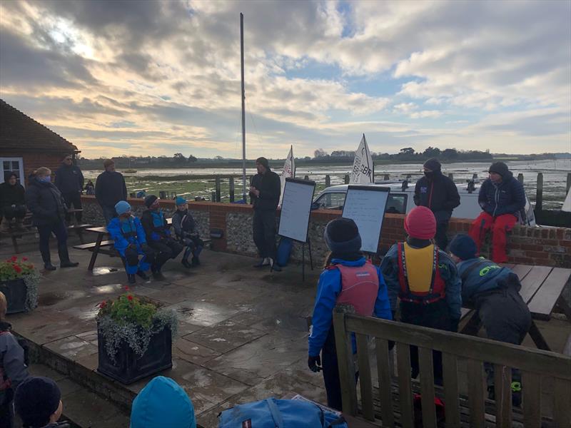 IOCA South Pre-RTG Winter Training at Bosham photo copyright Roger Cerrato taken at Bosham Sailing Club and featuring the Optimist class